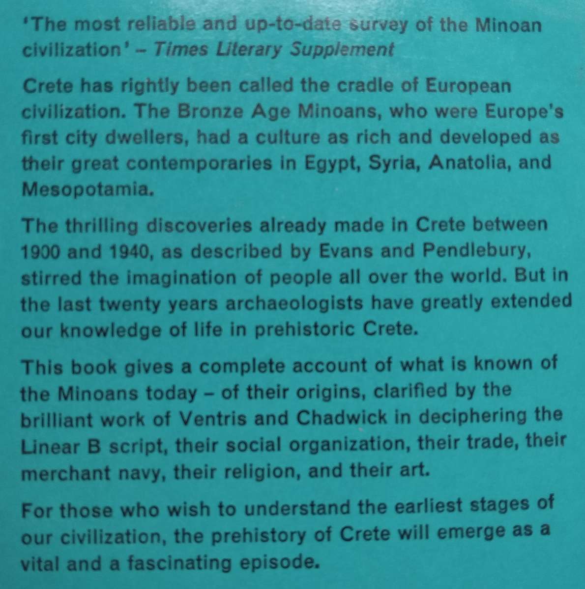 Prehistoric Crete | R. W. Hutchinson