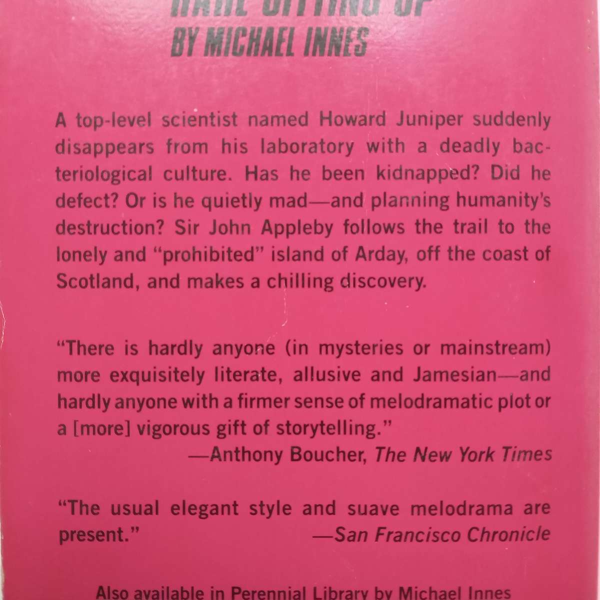 Hare Sitting Up | Michael Innes