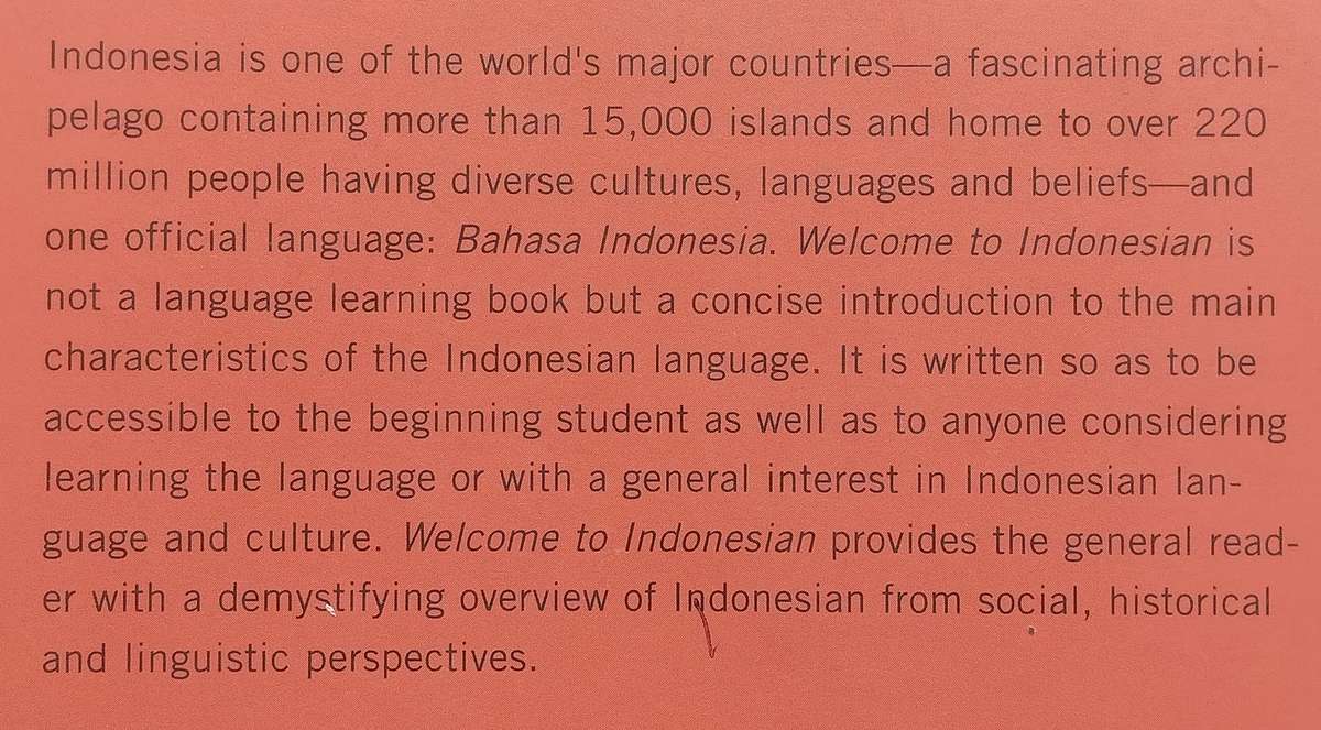 Welcome to Indonesian: A Beginners Survey of the Language | Stuart Robson