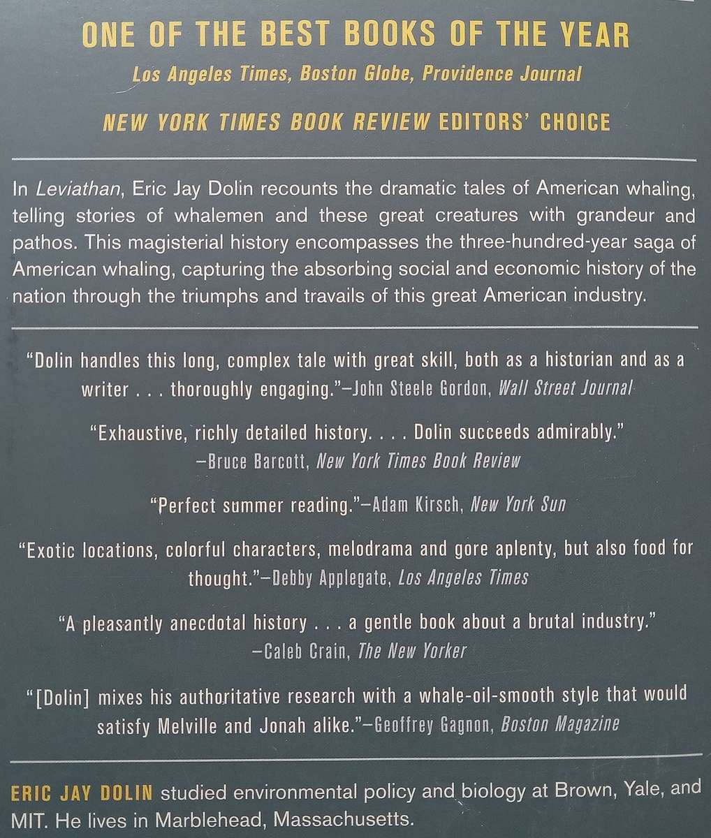 Leviathan: The History of Whaling in America | Eric Jay Dolin