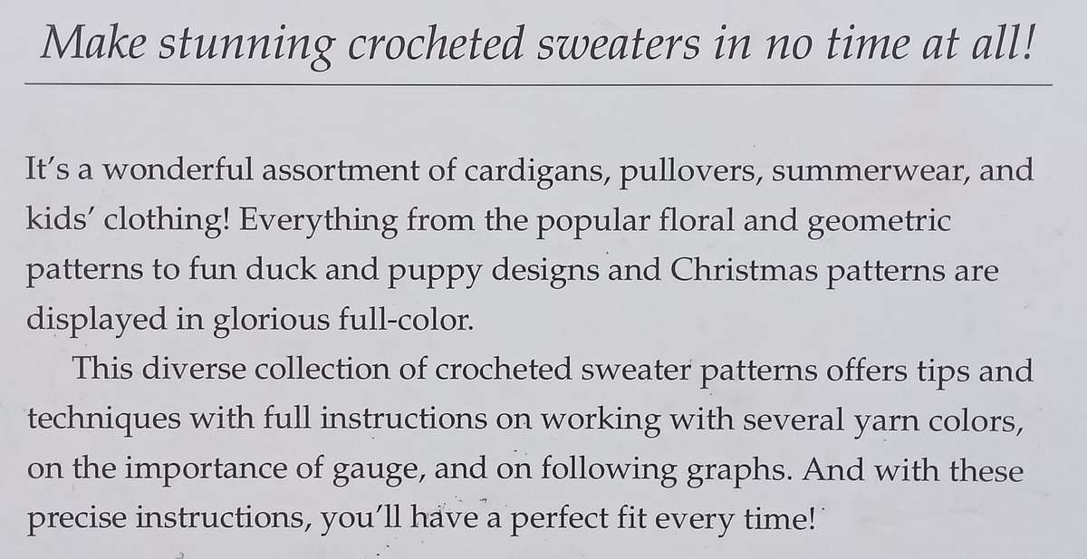 Great Crocheted Sweaters in a Weekend | Nola Theiss & Chris Rankin