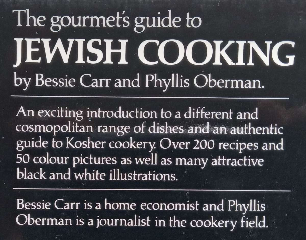 The Gourmets Guide to Jewish Cooking | Bessie Carr & Phyllis Oberman