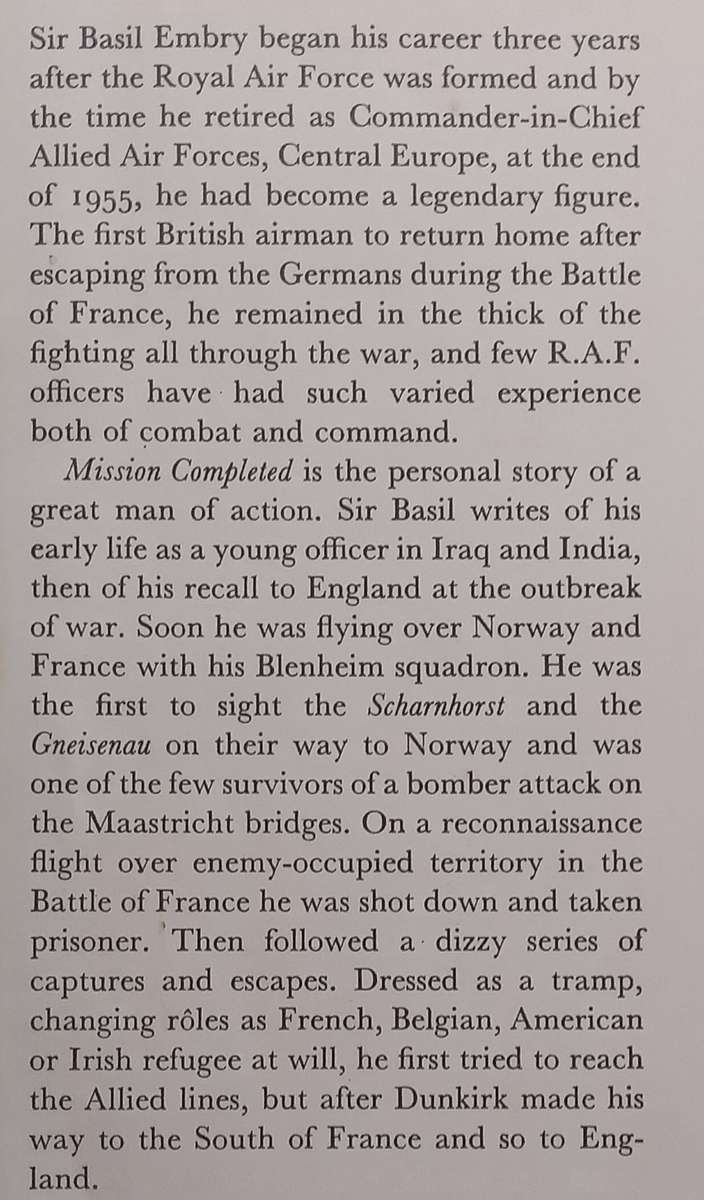 Mission Completed | Air Chief Marshal Sir Basil Embry