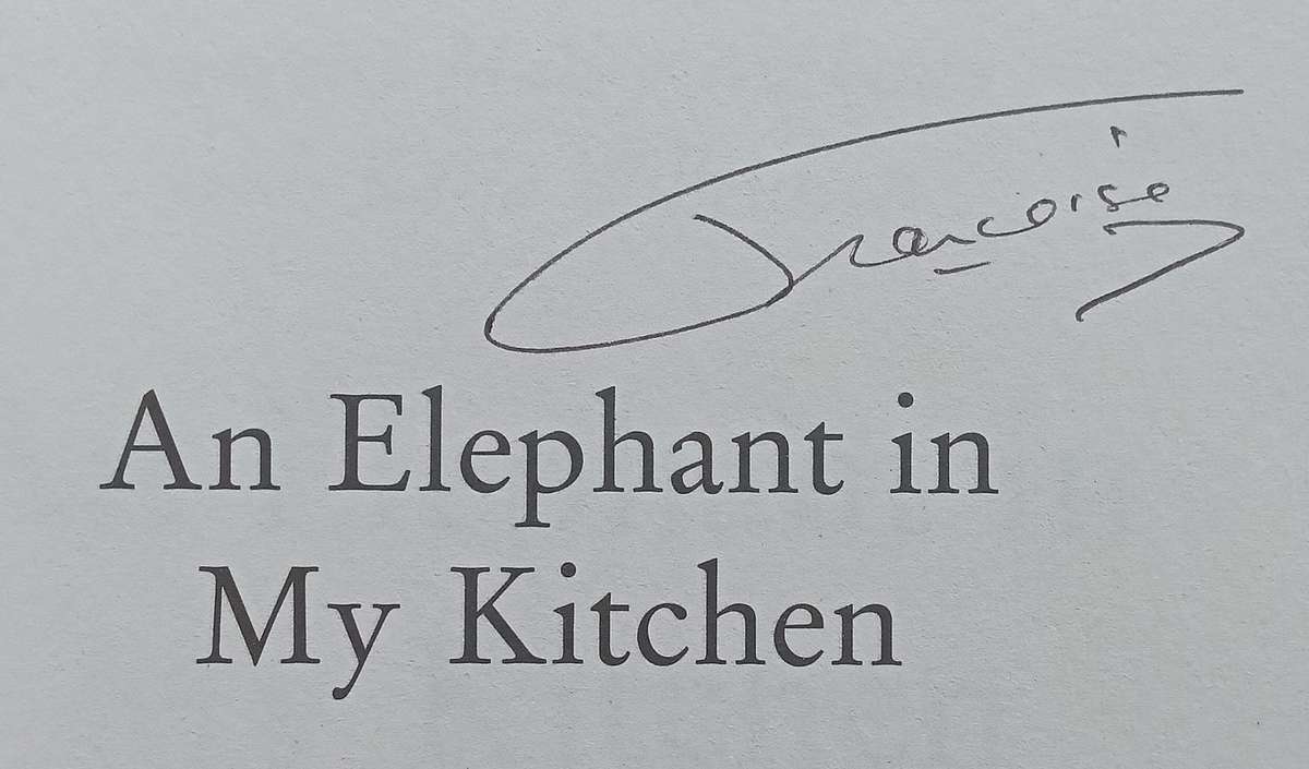 An Elephant in My Kitchen (Signed by Author) | Francoise Malby-Anthony