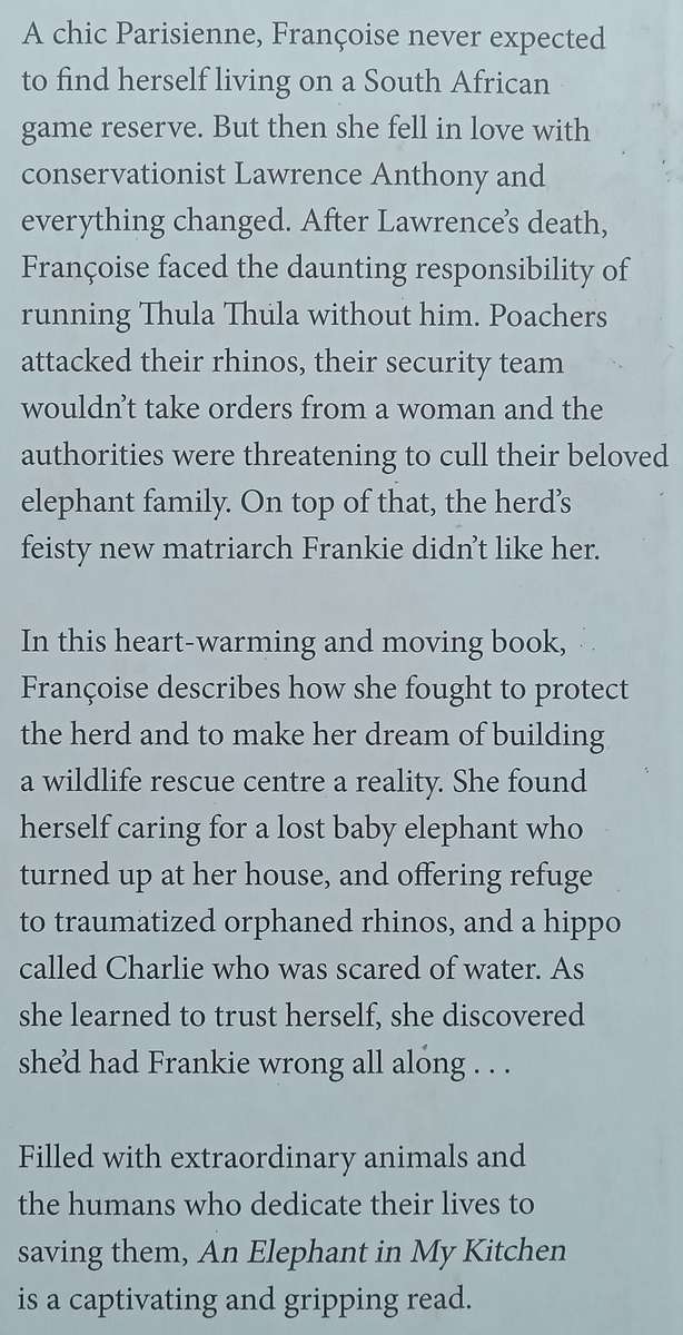 An Elephant in My Kitchen (Signed by Author) | Francoise Malby-Anthony