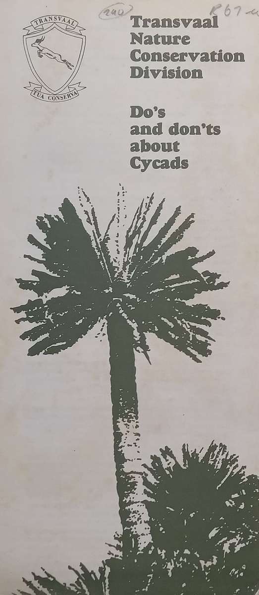 Dos and Donts About Cycads (Afrikaans/English Pamphlet)