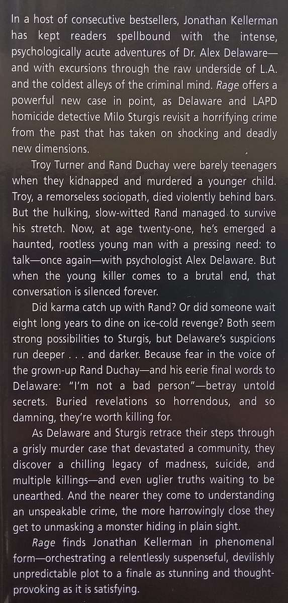 Rage (First Edition, 2005) | Jonathan Kellerman