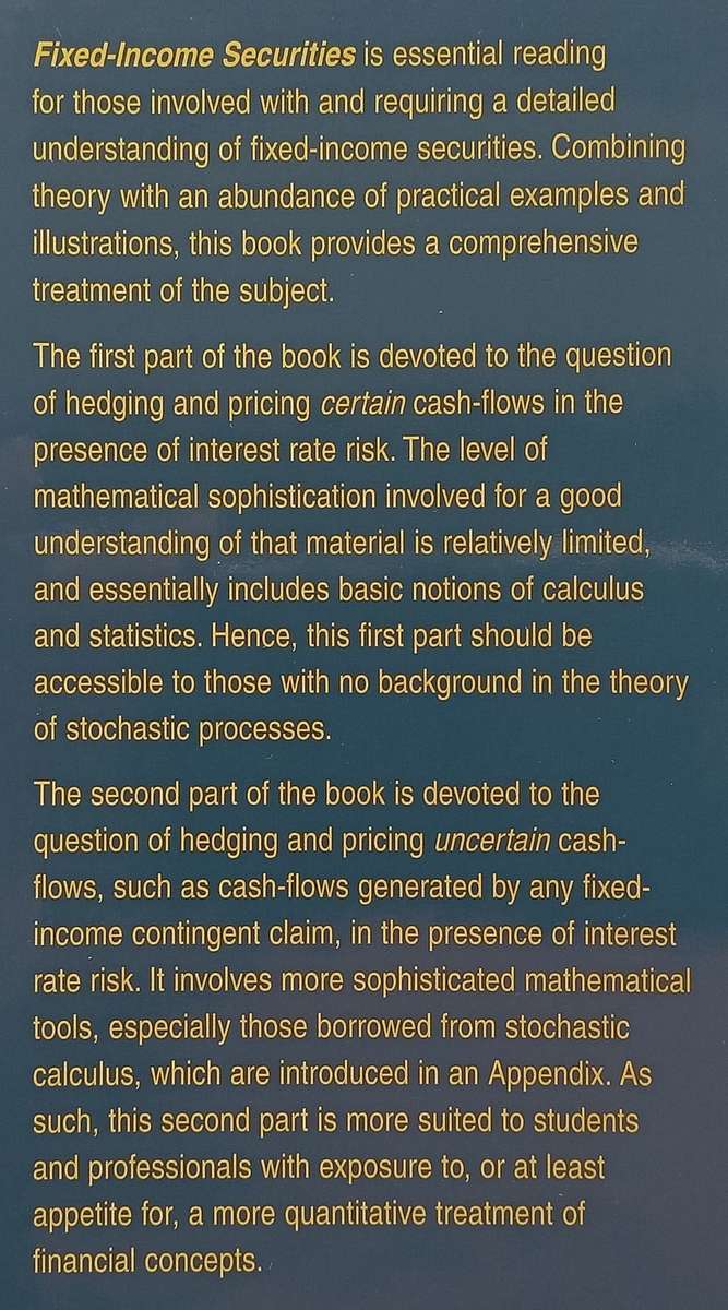 Fixed-Income Securities: Dynamic Methods for Interest Rate Risk Pricing and Hedging | Lionel Mart...