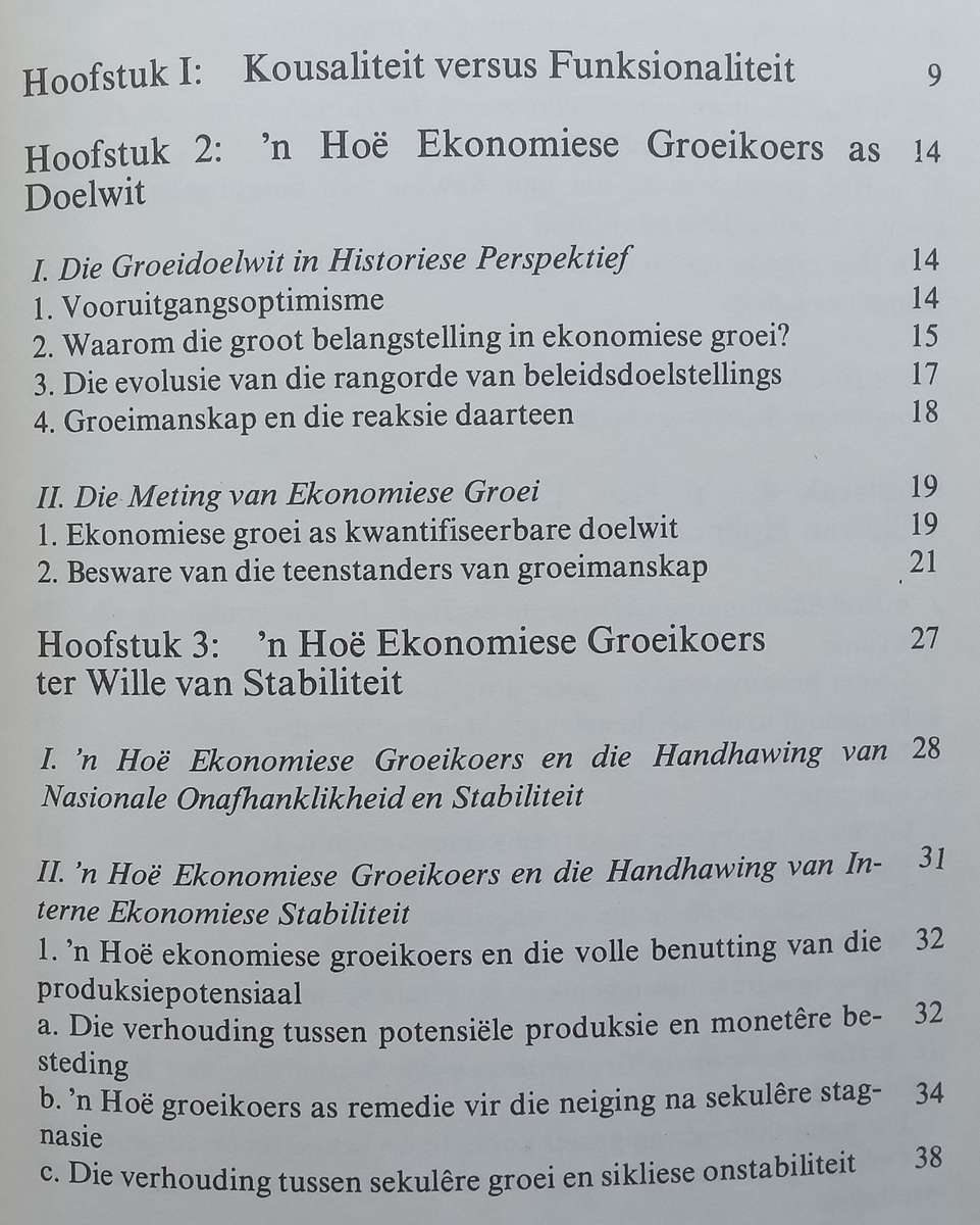 Die Doelwit van n Hoe Ekonomiese Groeikoers (Afrikaans) | S. J. Terreblanche