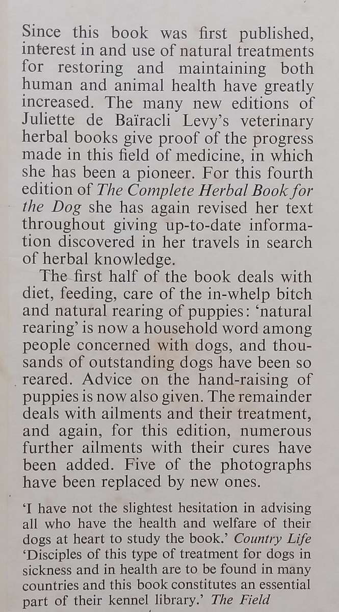 The Complete Herbal Book for the Dog | Juliette de Bairacli Levy