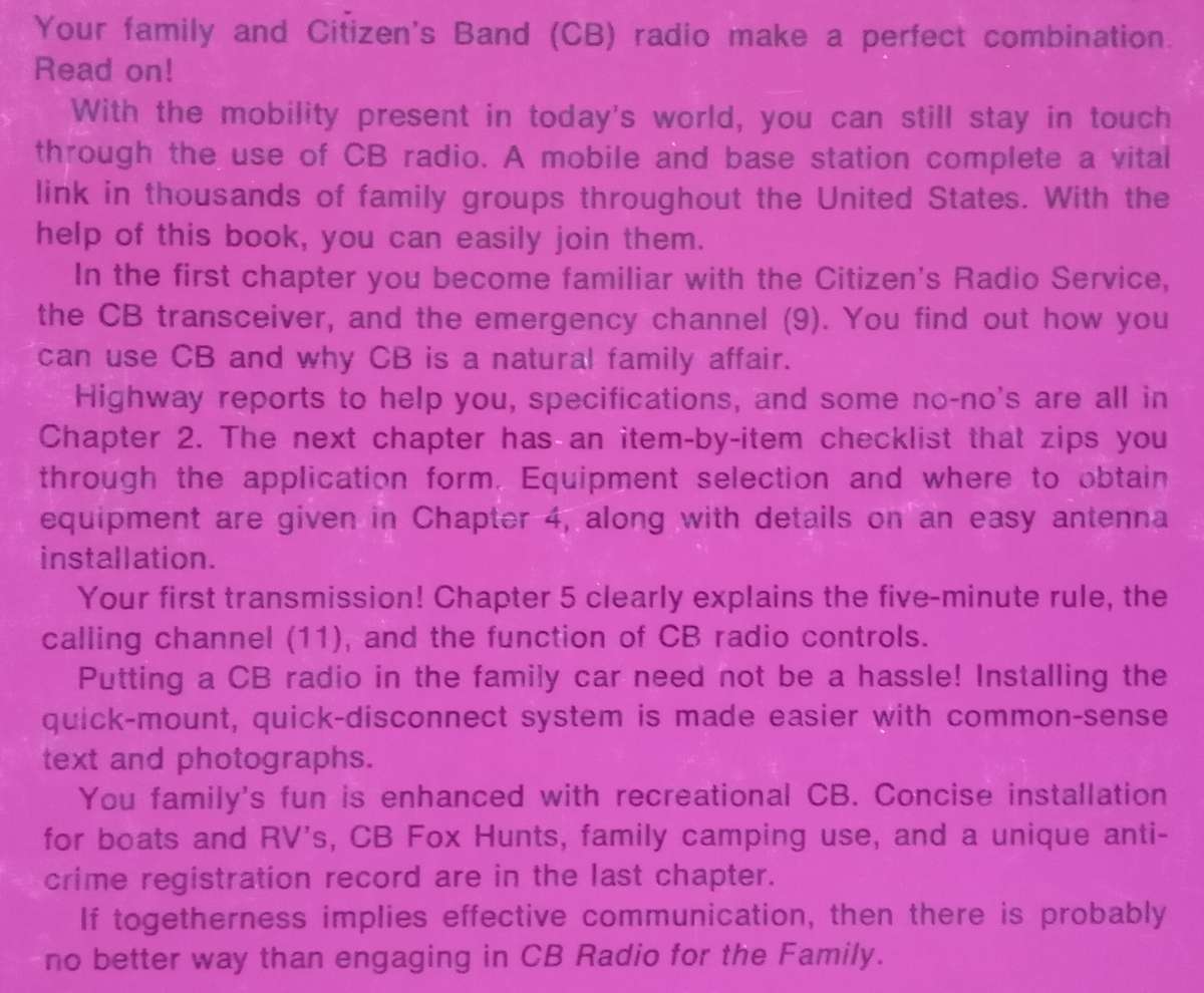 Easi-Guide to CB Radio for the Family | Forest H. Belt