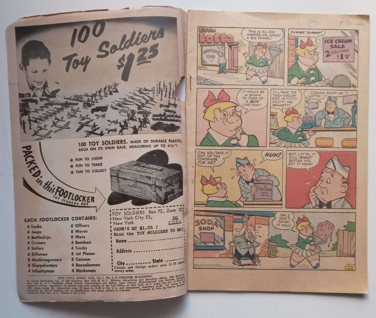 Little Lotta (Vol. 1, No. 3, March 1956)