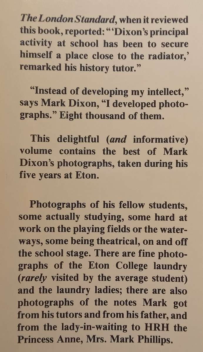 An Eton Schoolboys Album | Mark Dixon