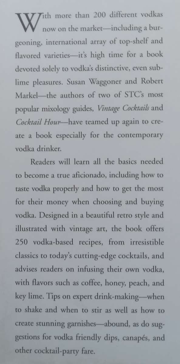 Make Mine Vodka: 250 Classic Cocktails and Cutting-Edge Infusions | Susan Waggoner & Robert Markel