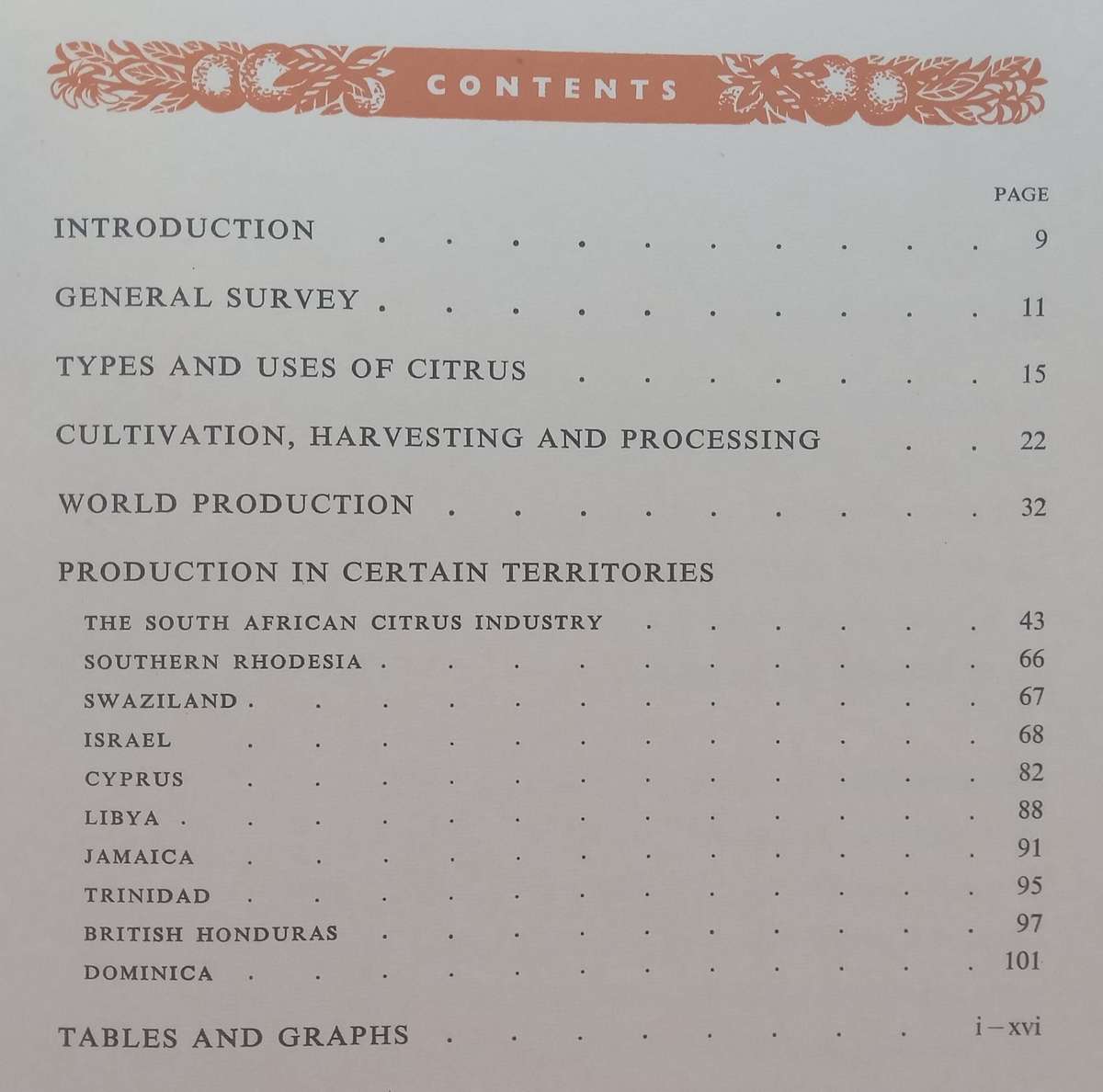 Citrus (Published 1964)