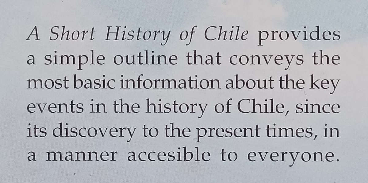 A Short History of Chile | Sergio Villalobos R.