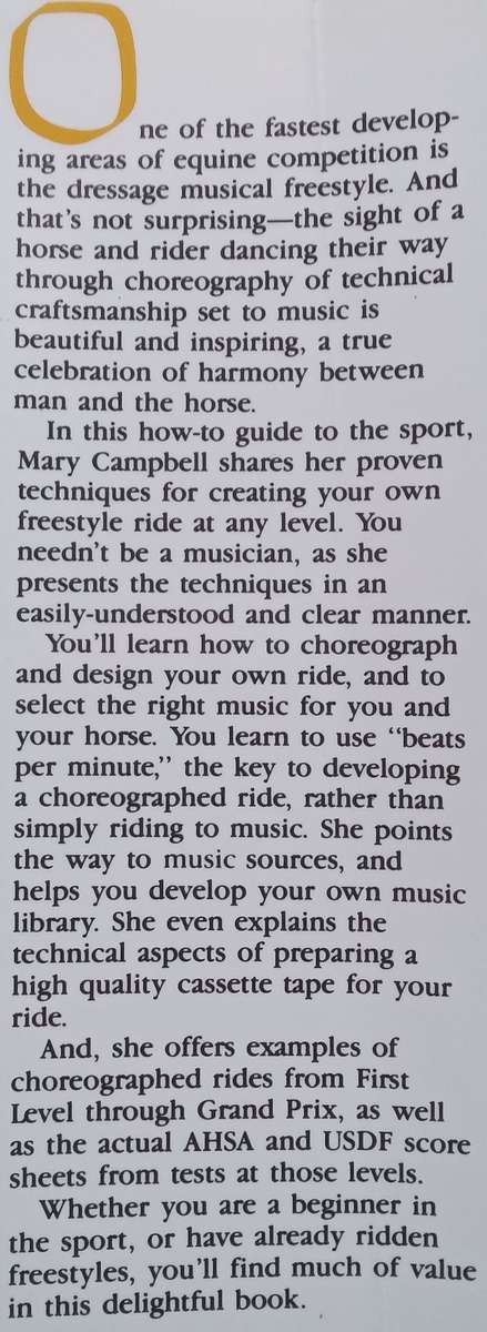 Dancing With Your Horse | Mary Campbell