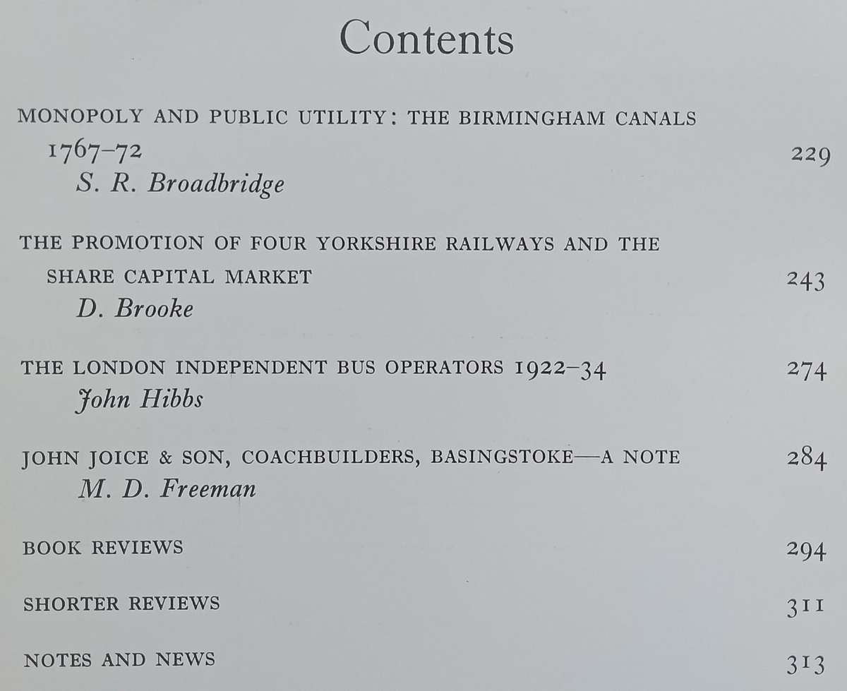 Transport History (Vol. 5, No. 3, November 1972)
