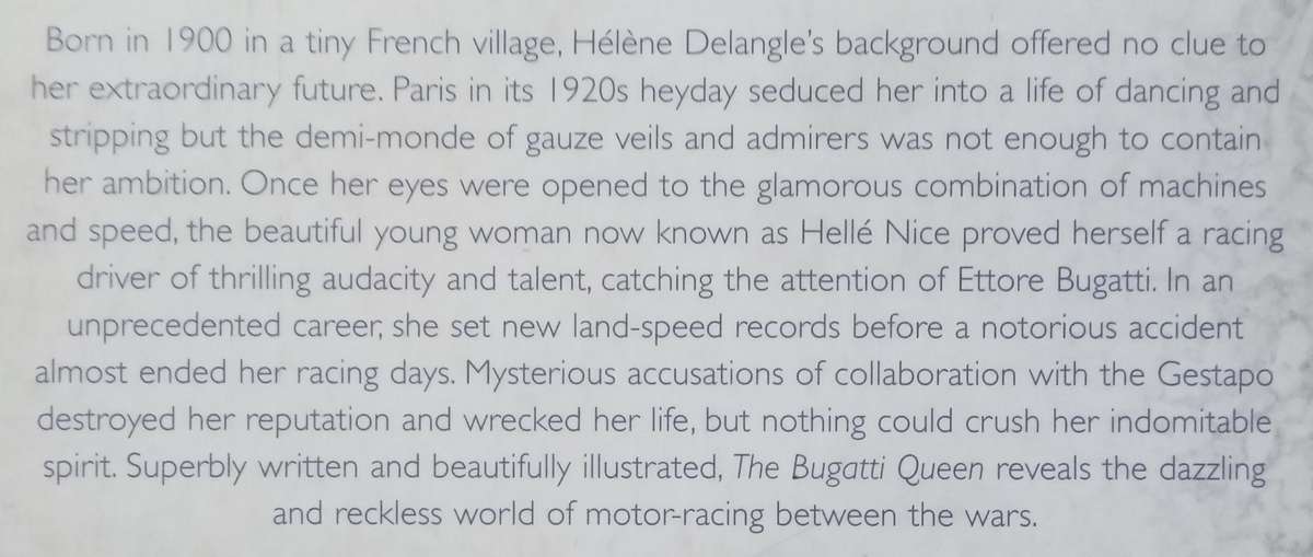 The Bugatti Queen: In Search of a Motor-Racing Legend | Miranda Seymour