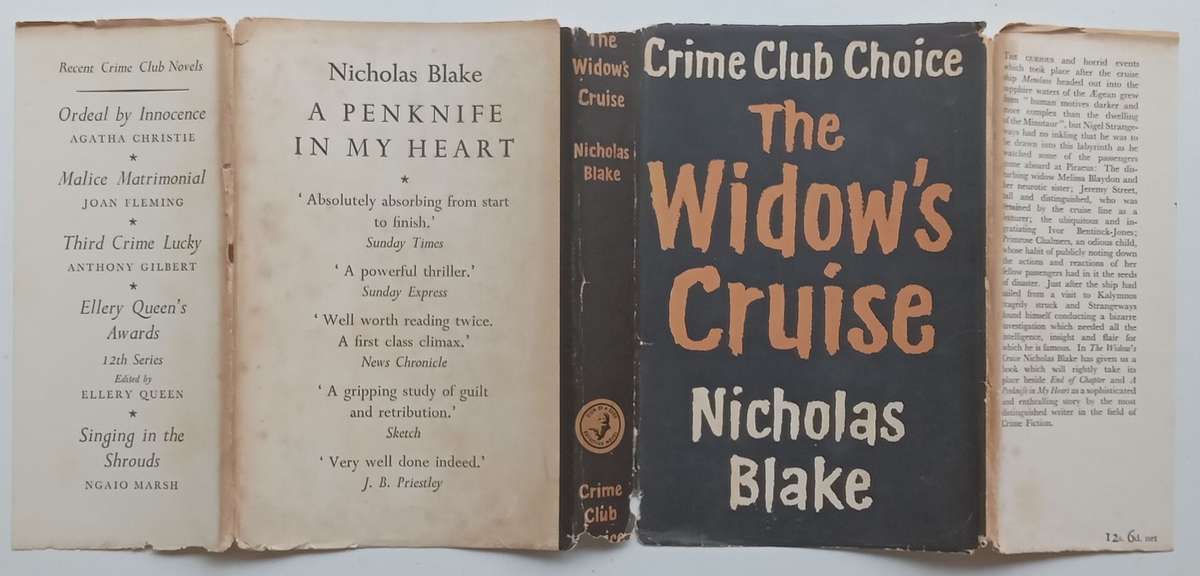 The Widows Cruise (First Edition, 1959) | Nicholas Blake