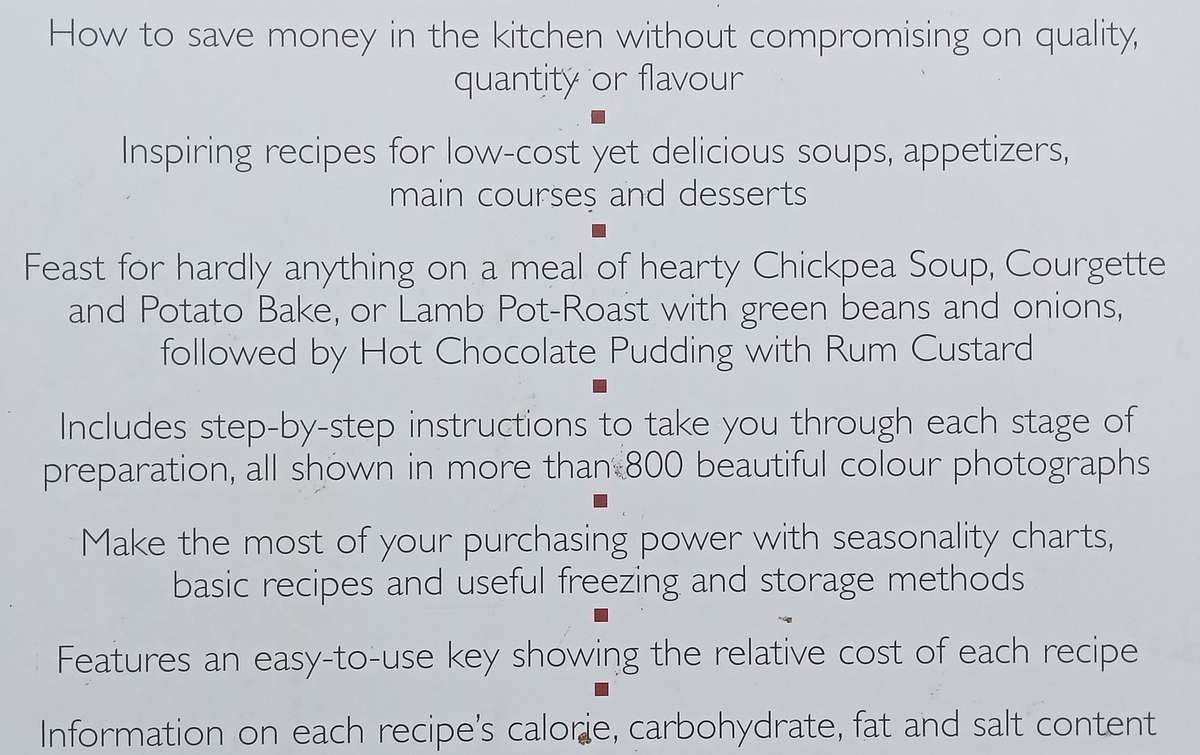 The Thrifty Cook: 200 Best Ever Meals on a Budget | Lucy Doncaster