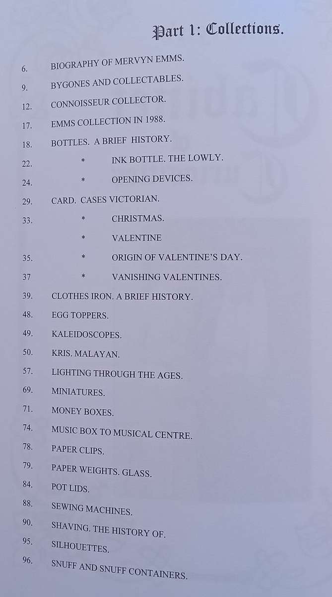 Mervyns Cabinet of Curiosities | Mervyn Emms