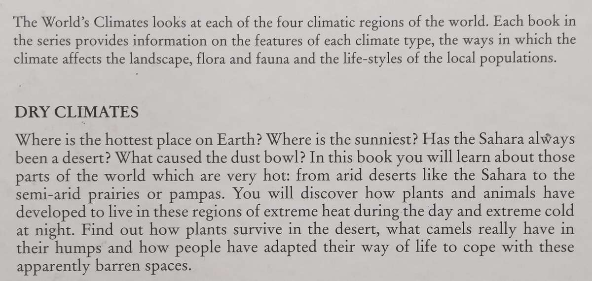 Dry Climates | Keith Lye