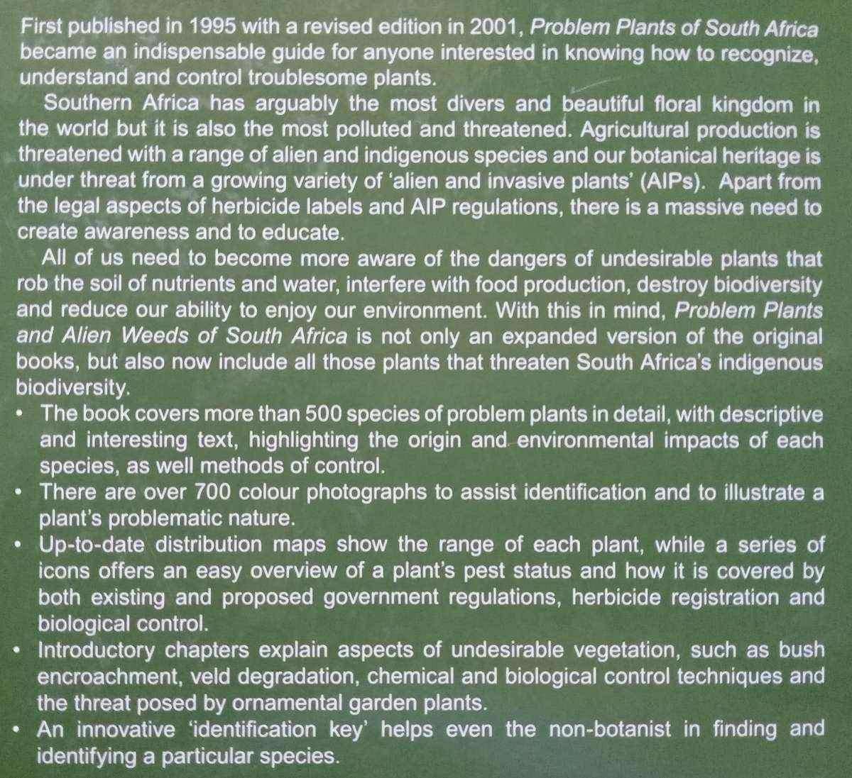 Problem Plants and Alien Weeds of South Africa | Clive Bromilow