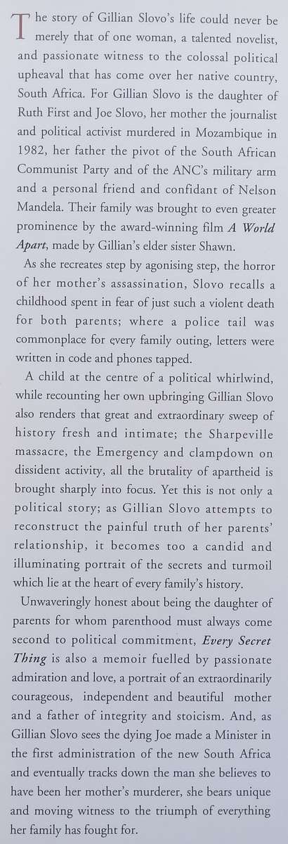 Every Secret Thing: My Family, My Country | Gillian Slovo