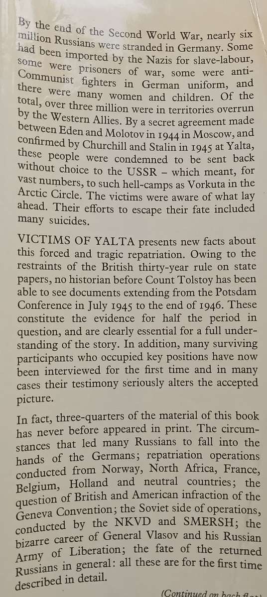 Victims of Yalta | Nikolai Tolstoy