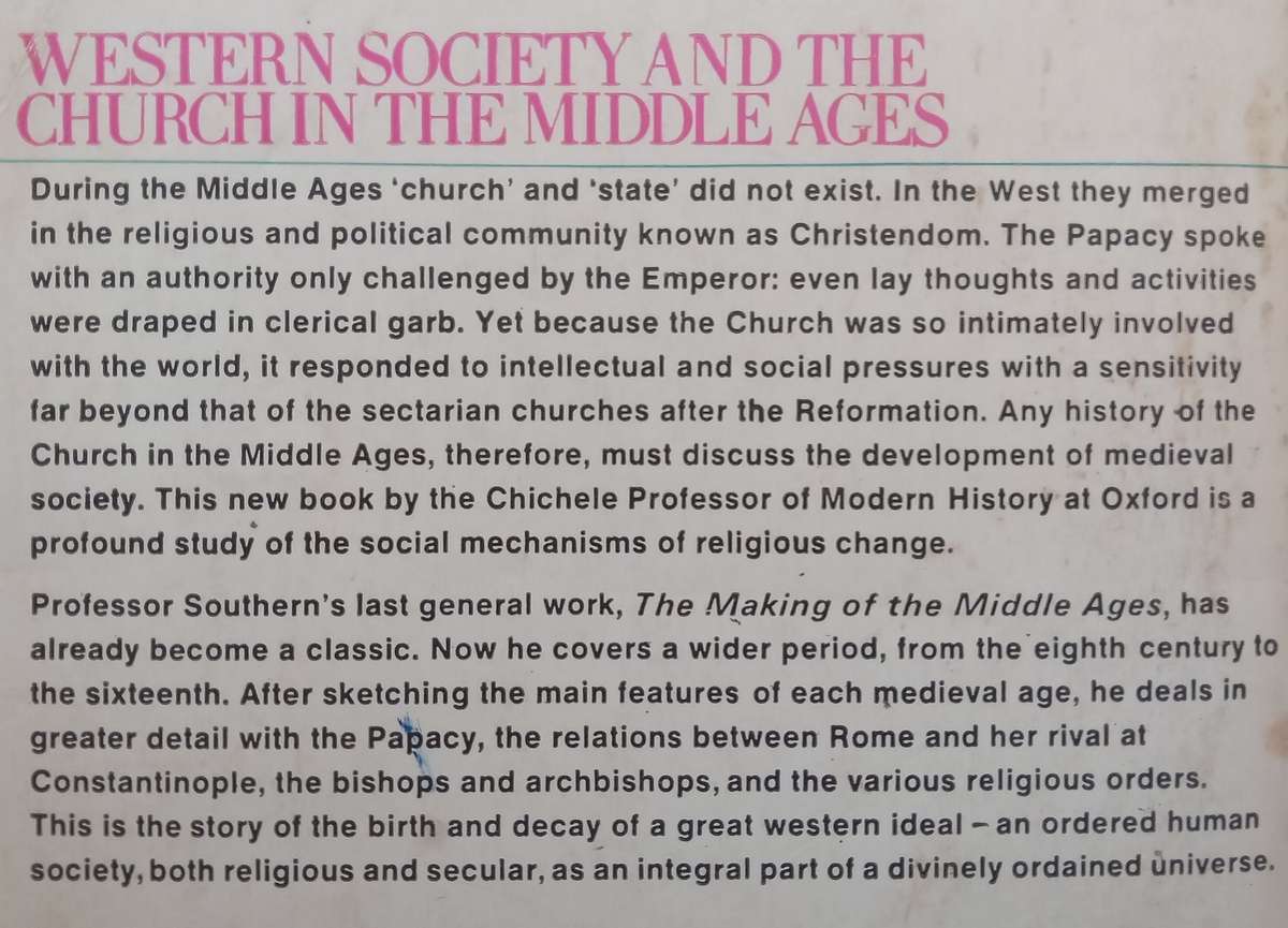 Western Society and the Church in the Middle Ages | R. W. Southern