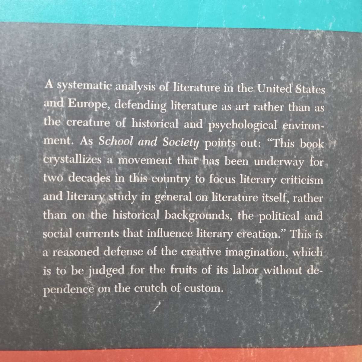 Theory of Literature | Rene Wellek &amp; Austin Warren