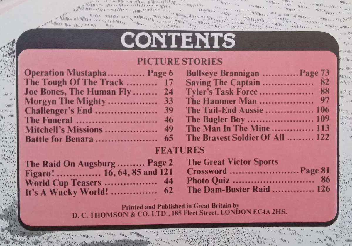 Victor Book for Boys 1982