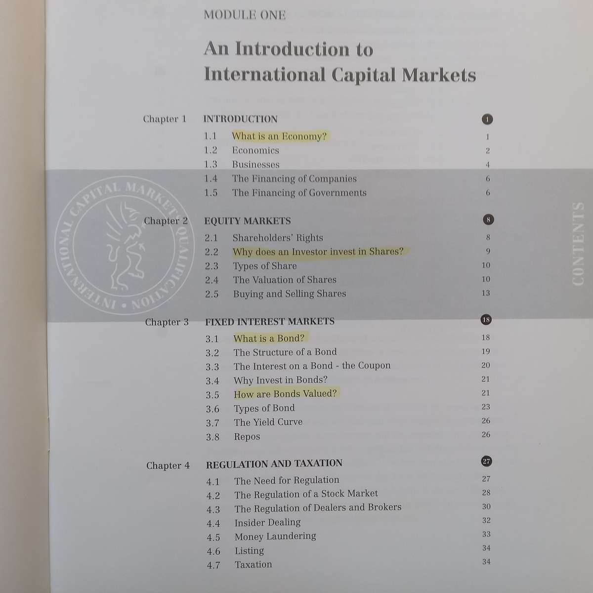 An Introduction to International Capital Markets