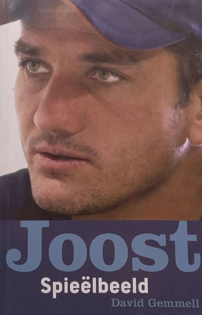 Joost: Spieelbeeld (Inscribed by Joost van der Westhuizen, with Menu, Afrikaans) | David Gemmell
