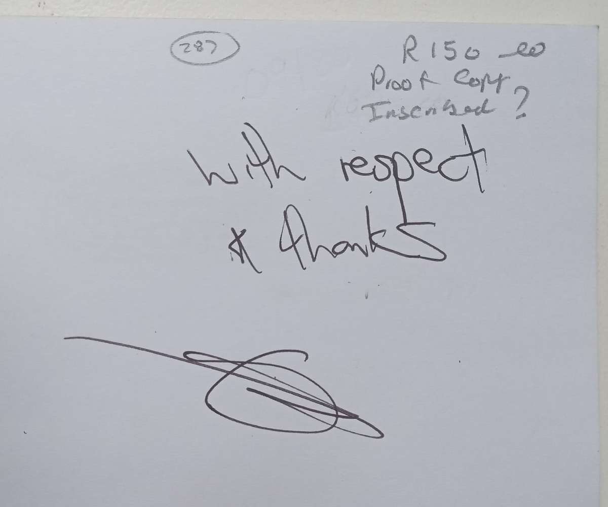 Hintsas Ghost (Proof Copy, Possibly Inscribed by Author) | Andrew K. Miller