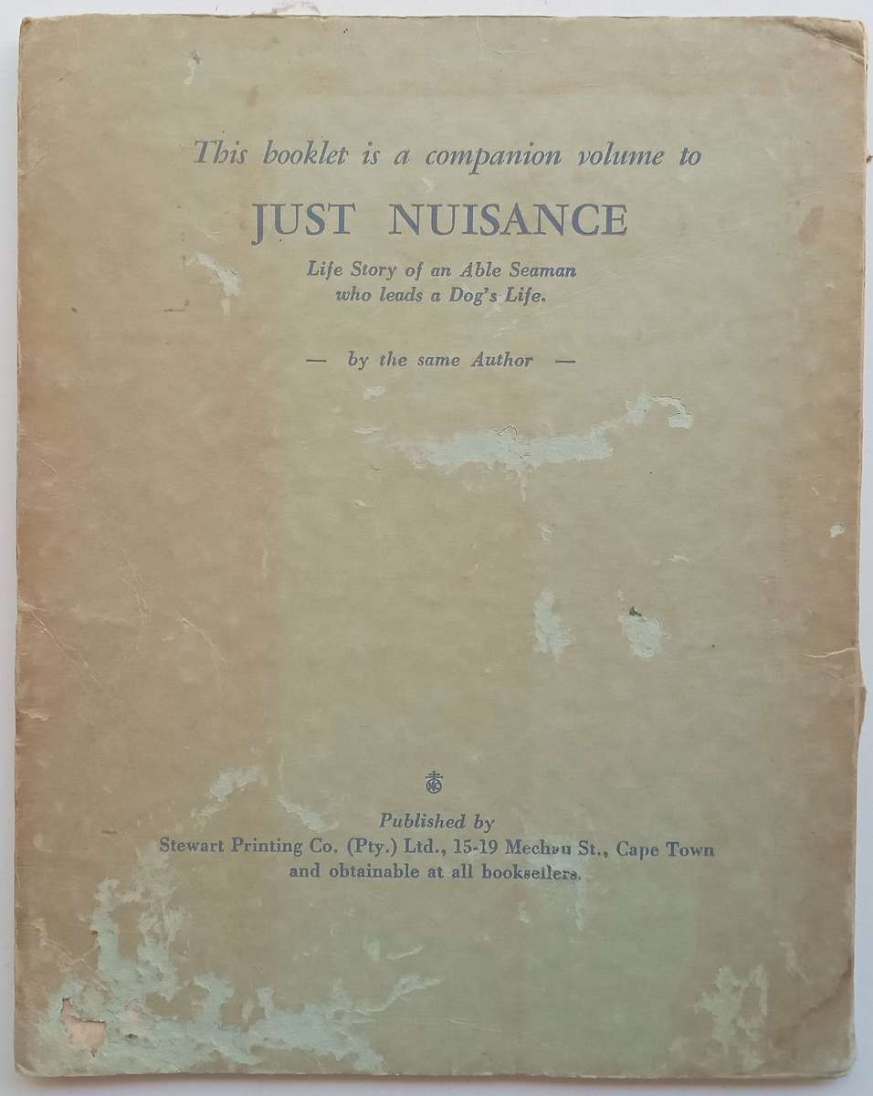 Just Nuisance Carries On | Leslie M. Steyn
