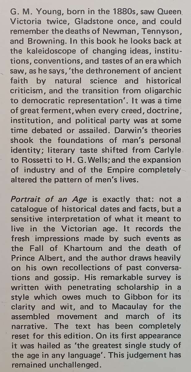 Portrait of an Age: Victorian England | G. M. Young
