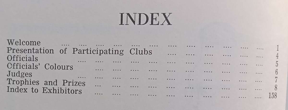 Goldfields Kennel Club 49th Annual Championship Show (1966)