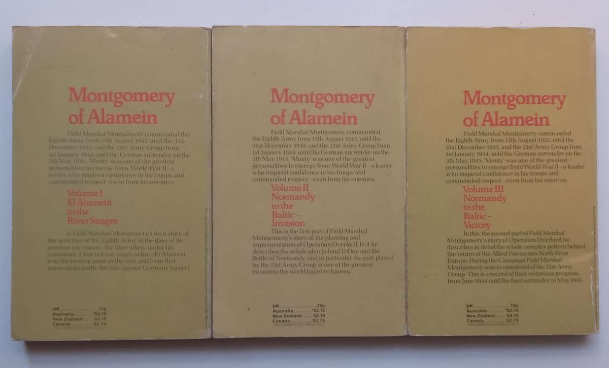 Montgomery of Alamein (3 Vols.) | Bernard Law Montgomery