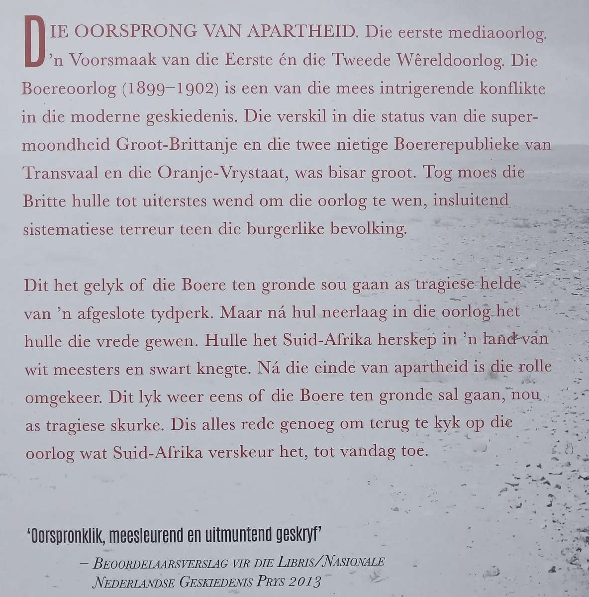 Die Boereoorlog (Afrikaans, Fine Copy) | Martin Bossenbroek