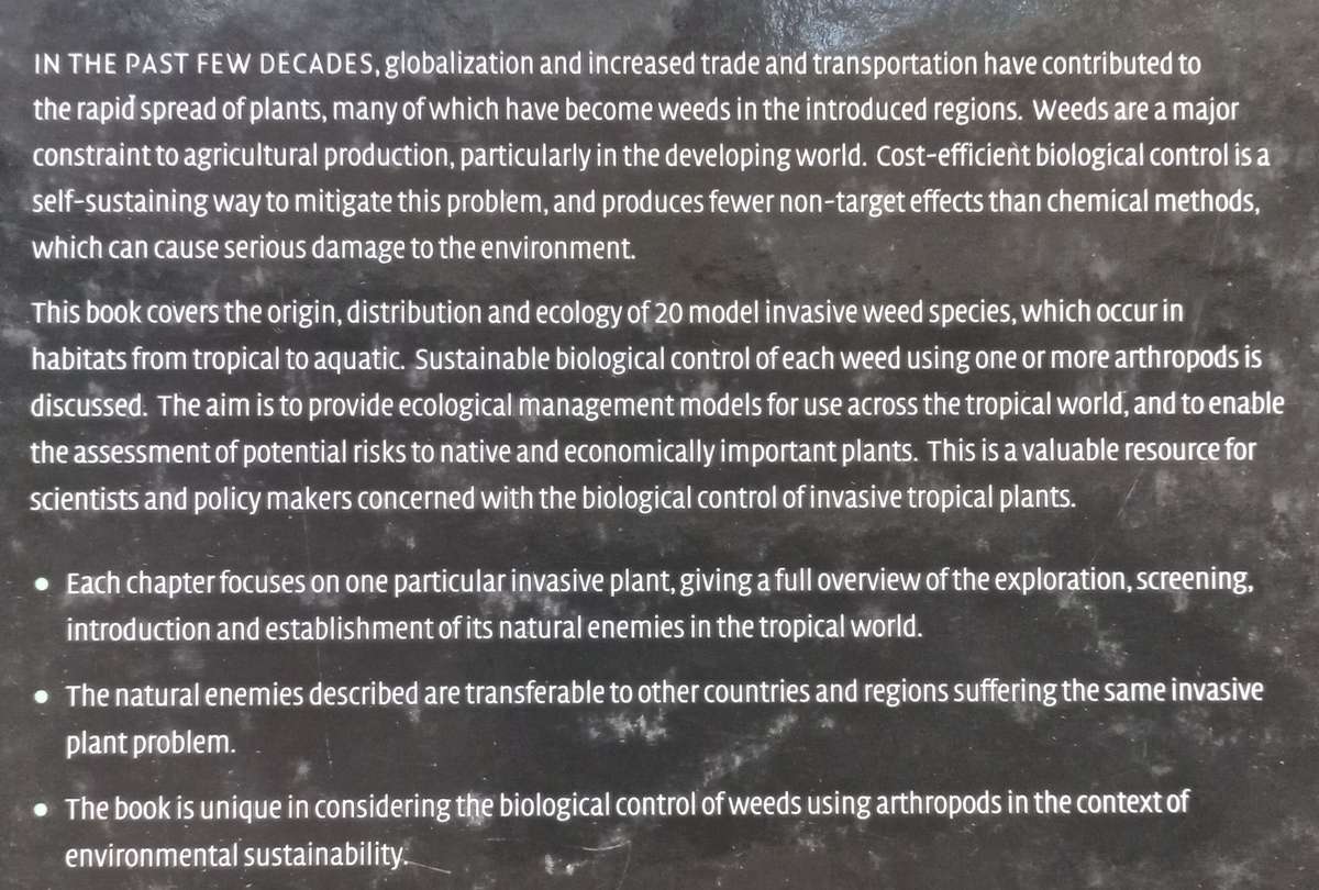 Biological Control of Tropical Weeds Using Arthropods | Rangaswamy Muniappan, et al. (Eds.)