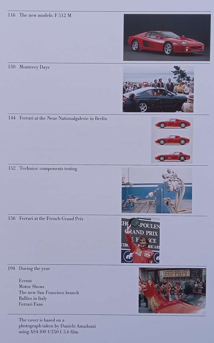 Ferrari 1994 Annual