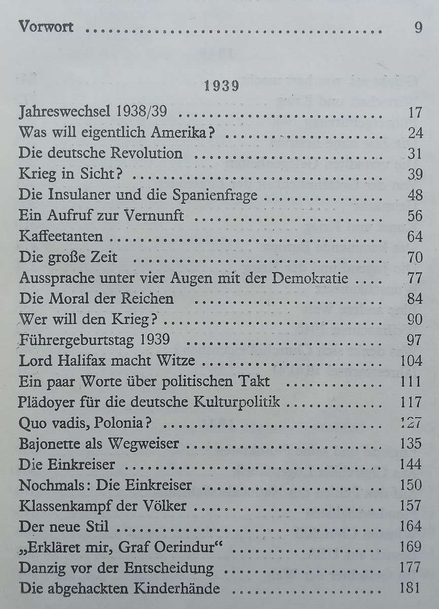 Die Zeit Ohne Beispiel: Reden und Aufsatze aus den Jahren 1939/40/41 (German, Published 1941) | J...