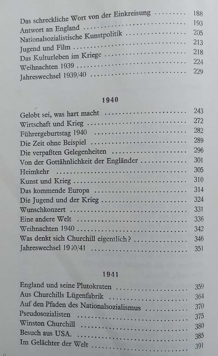 Die Zeit Ohne Beispiel: Reden und Aufsatze aus den Jahren 1939/40/41 (German, Published 1941) | J...
