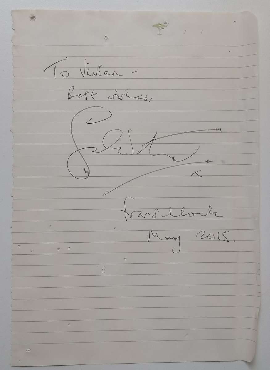 The Night Watch (Proof Copy, with Note from Author Loosely Inserted) | Sarah Waters