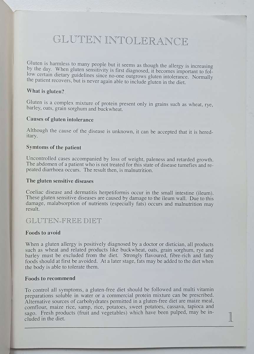 Gluten-Free Recipes (Dual Language Afrikaans/English Edition) | Maize Board