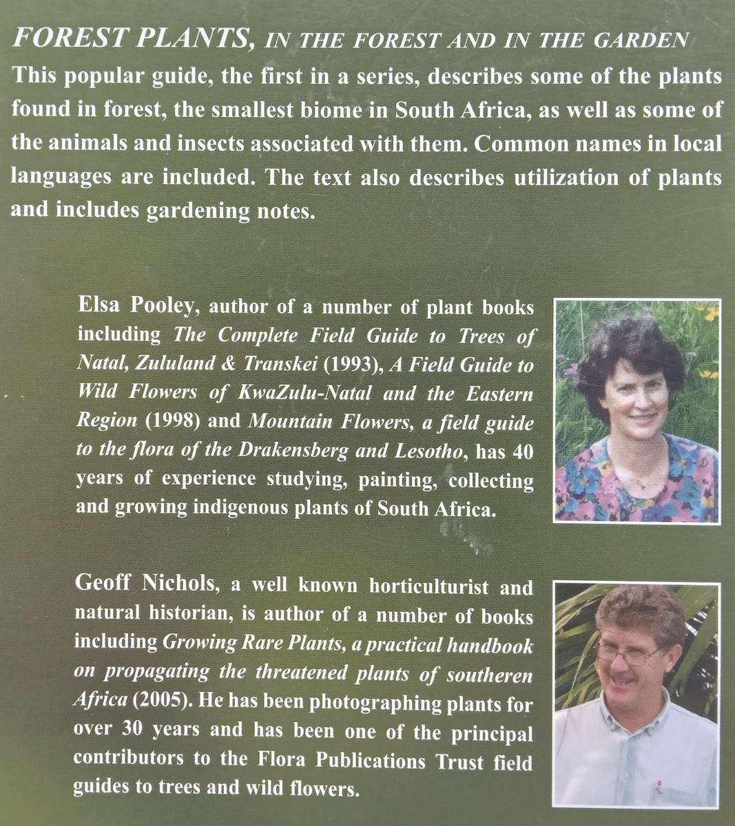 Forest Plants in the Forest and the Garden (Inscribed by Author) | Elsa Pooley