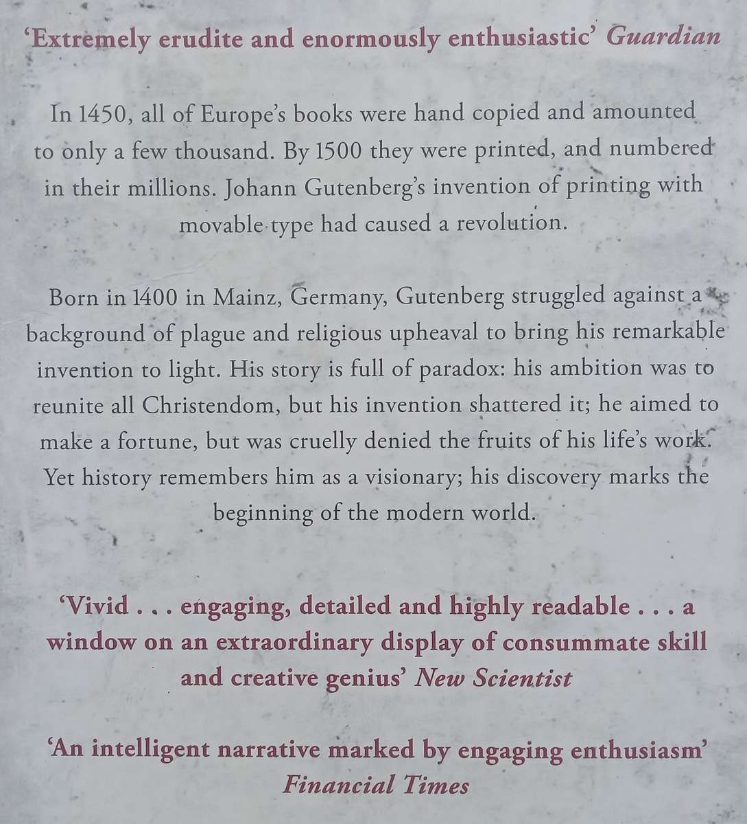 The Gutenberg Revolution: How Printing Changed the Course of History | John Man