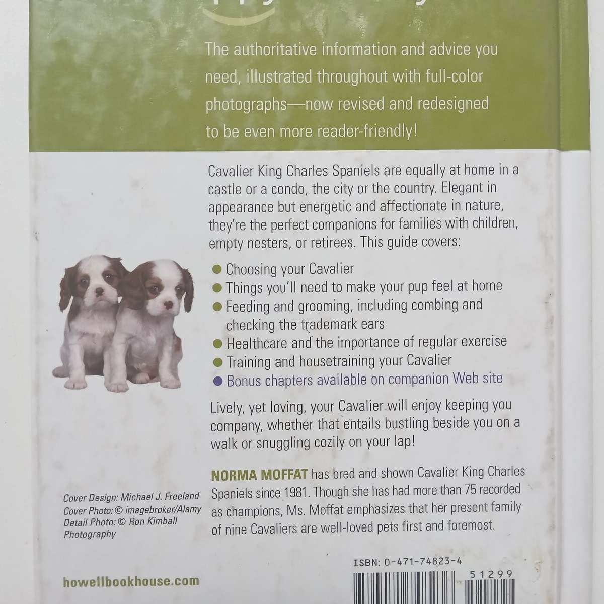Cavalier King Charles Spaniel (2nd Ed. Your Happy Healthy Pet Series) | Norma Moffat